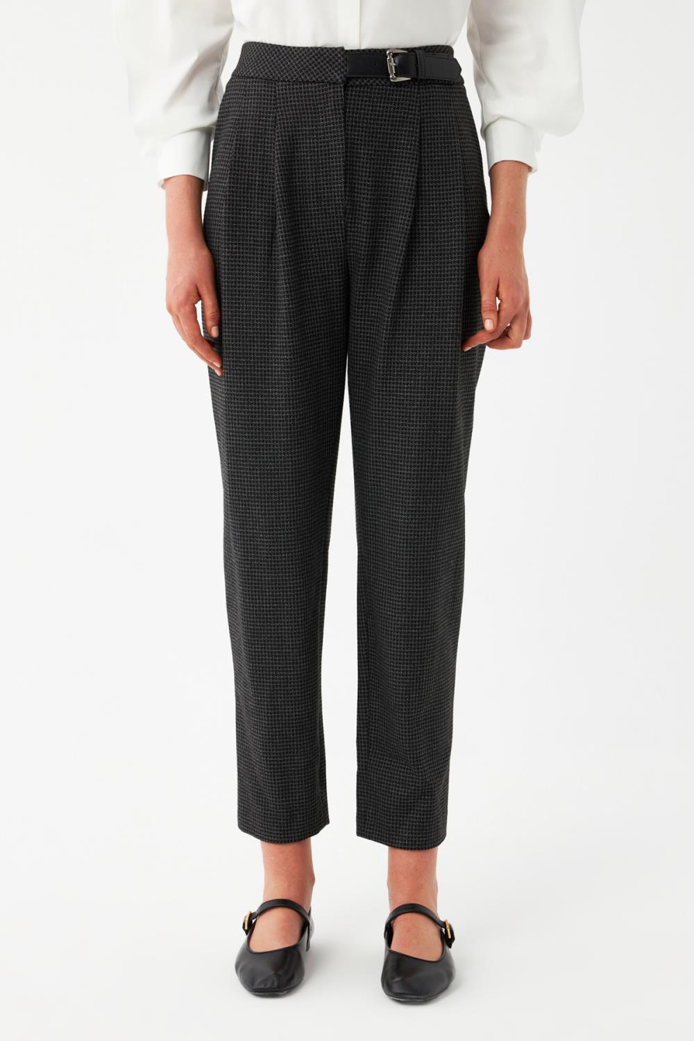 Desenli Dar Paça Pantolon