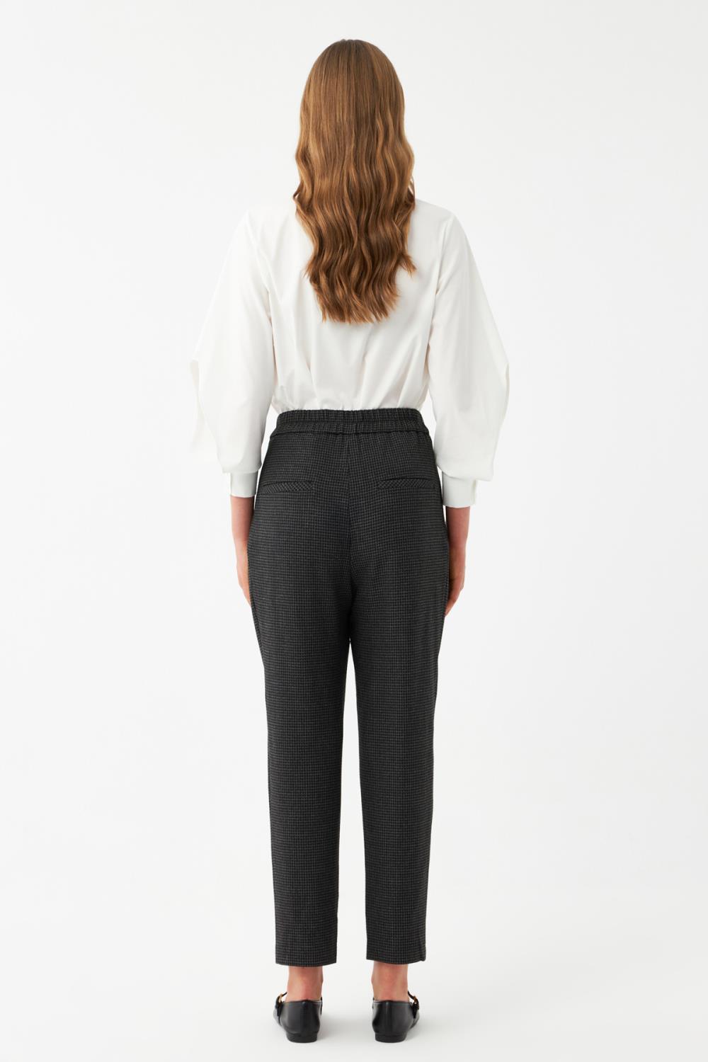 Desenli Dar Paça Pantolon