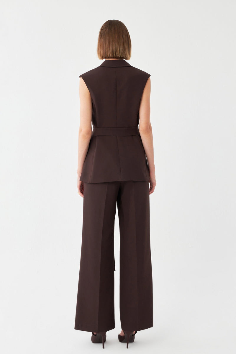 Kemer Detaylı Blazer Takım