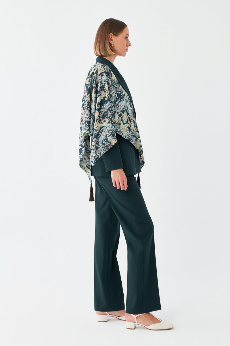 Desen Detaylı Pantolon Takım