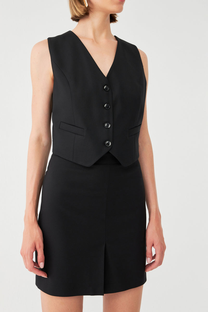 A Pile Mini Etek Yelek Takım SİYAH