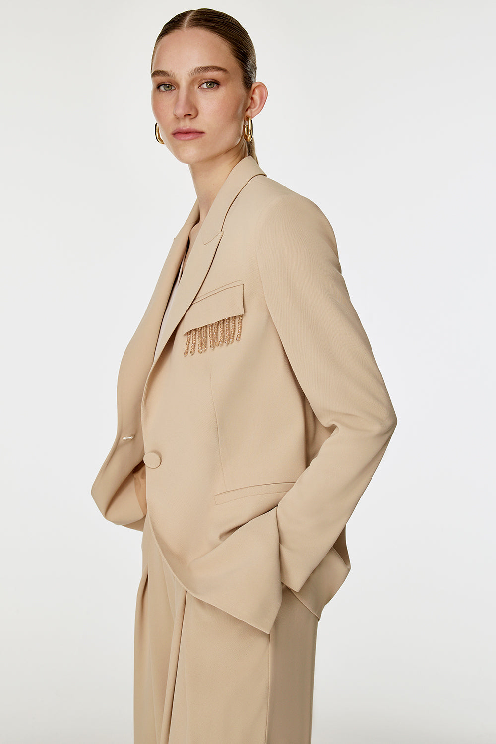 Cep Aksesuarlı Ceket