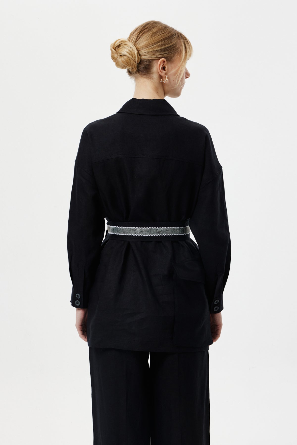Kuşaklı Casual Ceket