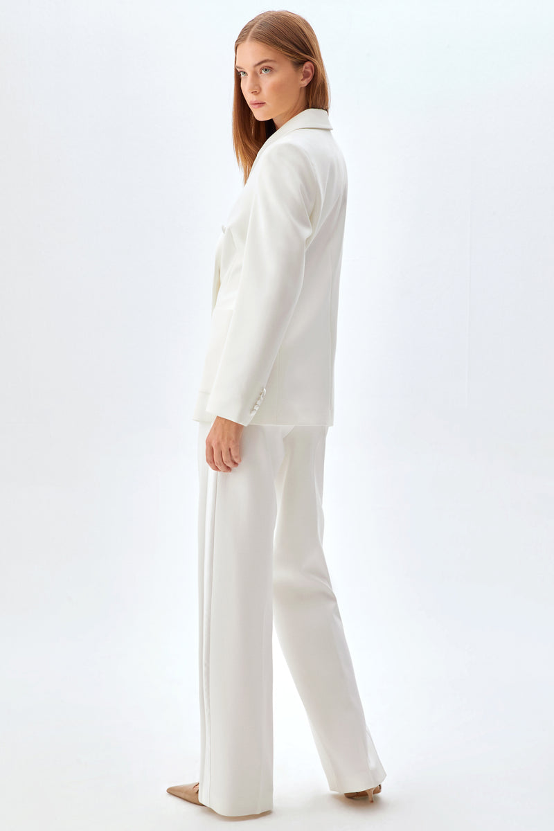 Cepli Kruvaze Ceket Pantolon Takım