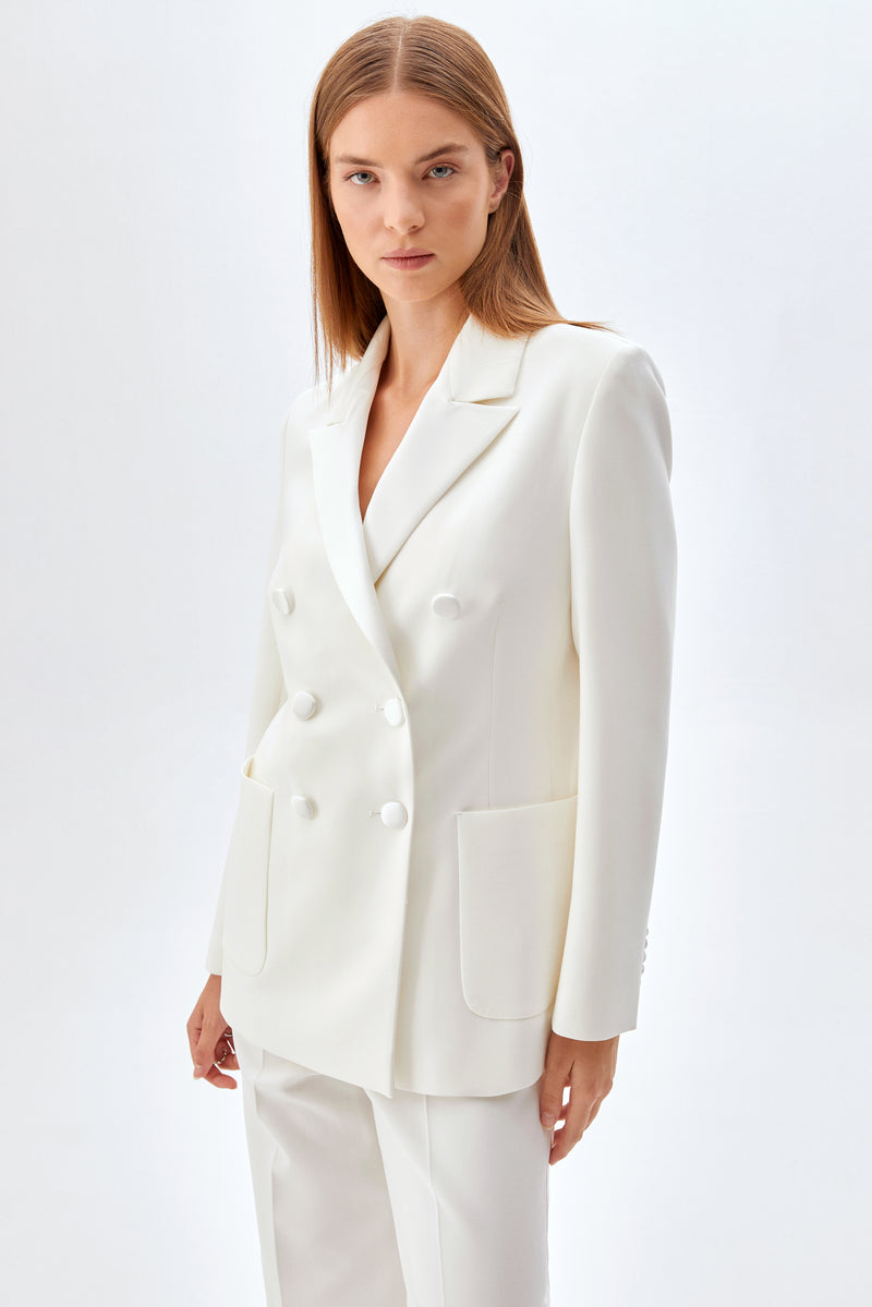 Cepli Kruvaze Ceket Pantolon Takım