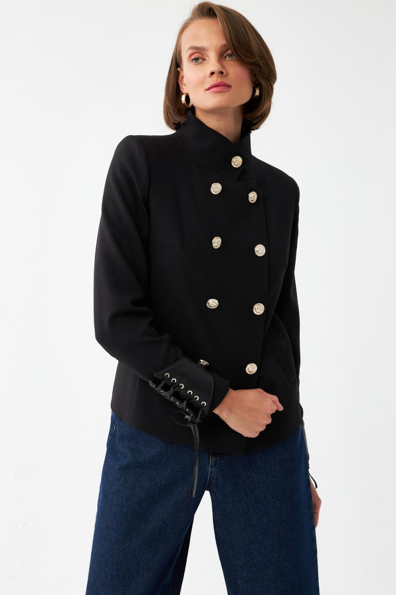 Çift Sıra Düğmeli Ceket