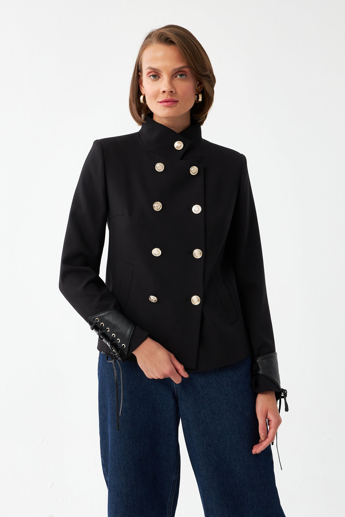 Çift Sıra Düğmeli Ceket