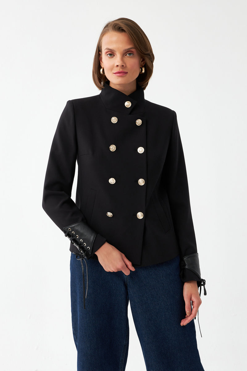 Çift Sıra Düğmeli Ceket