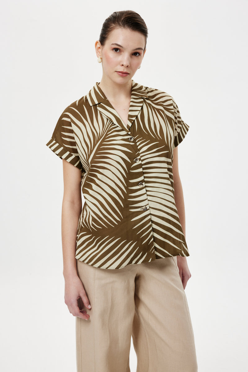 Desenli Regular Bluz