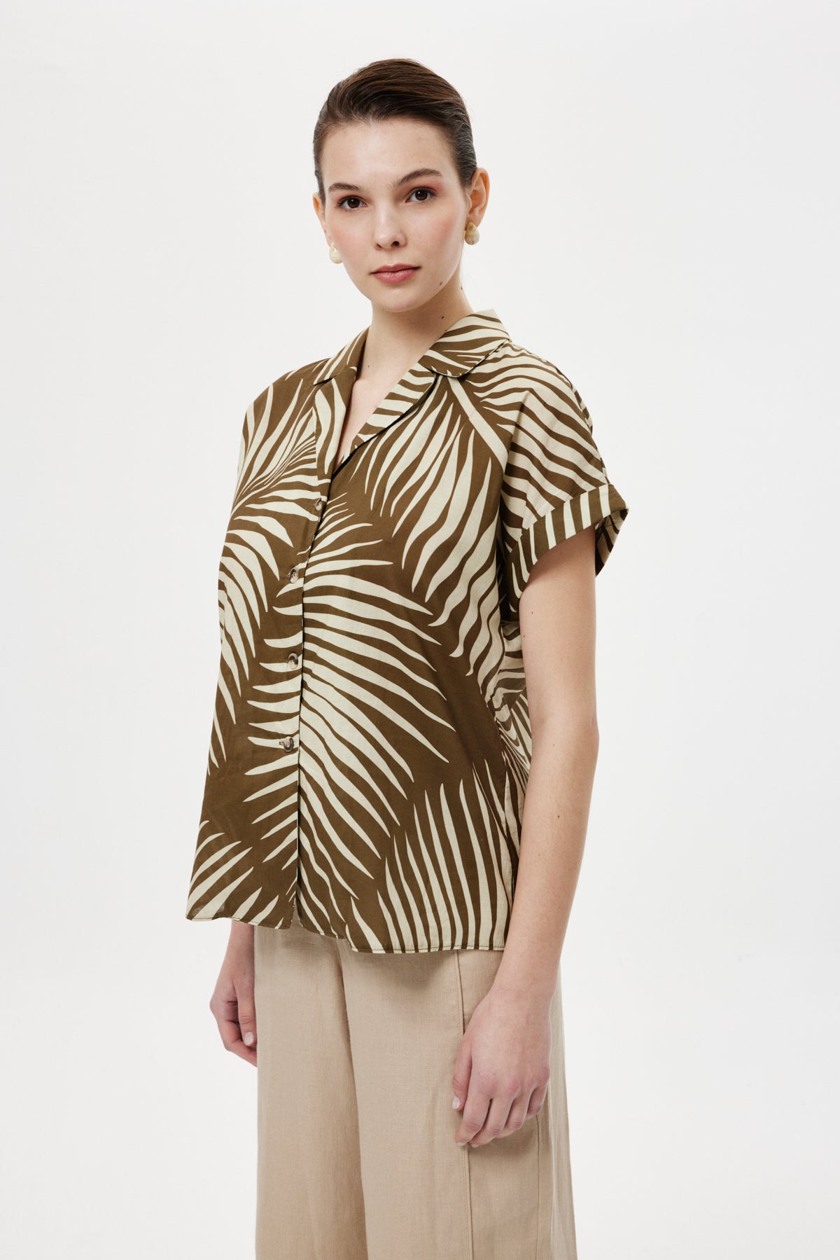 Desenli Regular Bluz