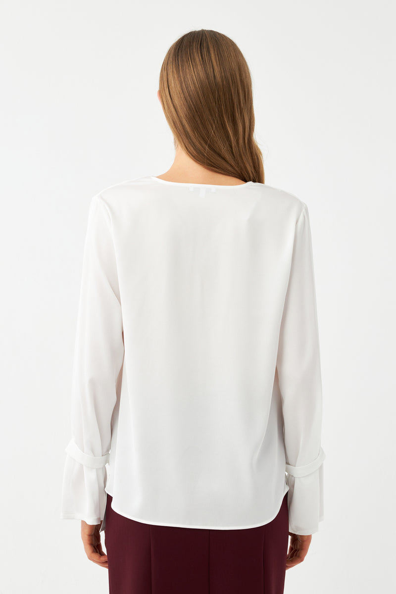 Drape Yaka Bluz