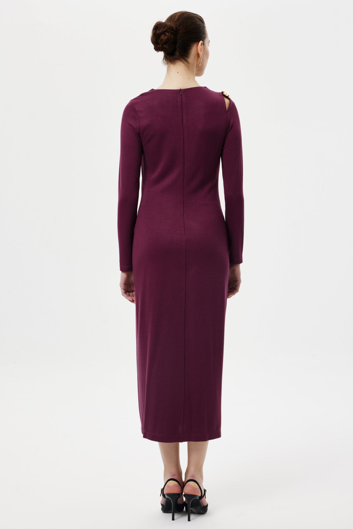 Staright-Fit Elbise BORDO