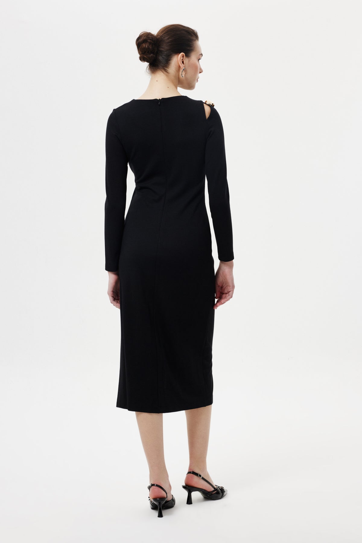 Staright-Fit Elbise SİYAH