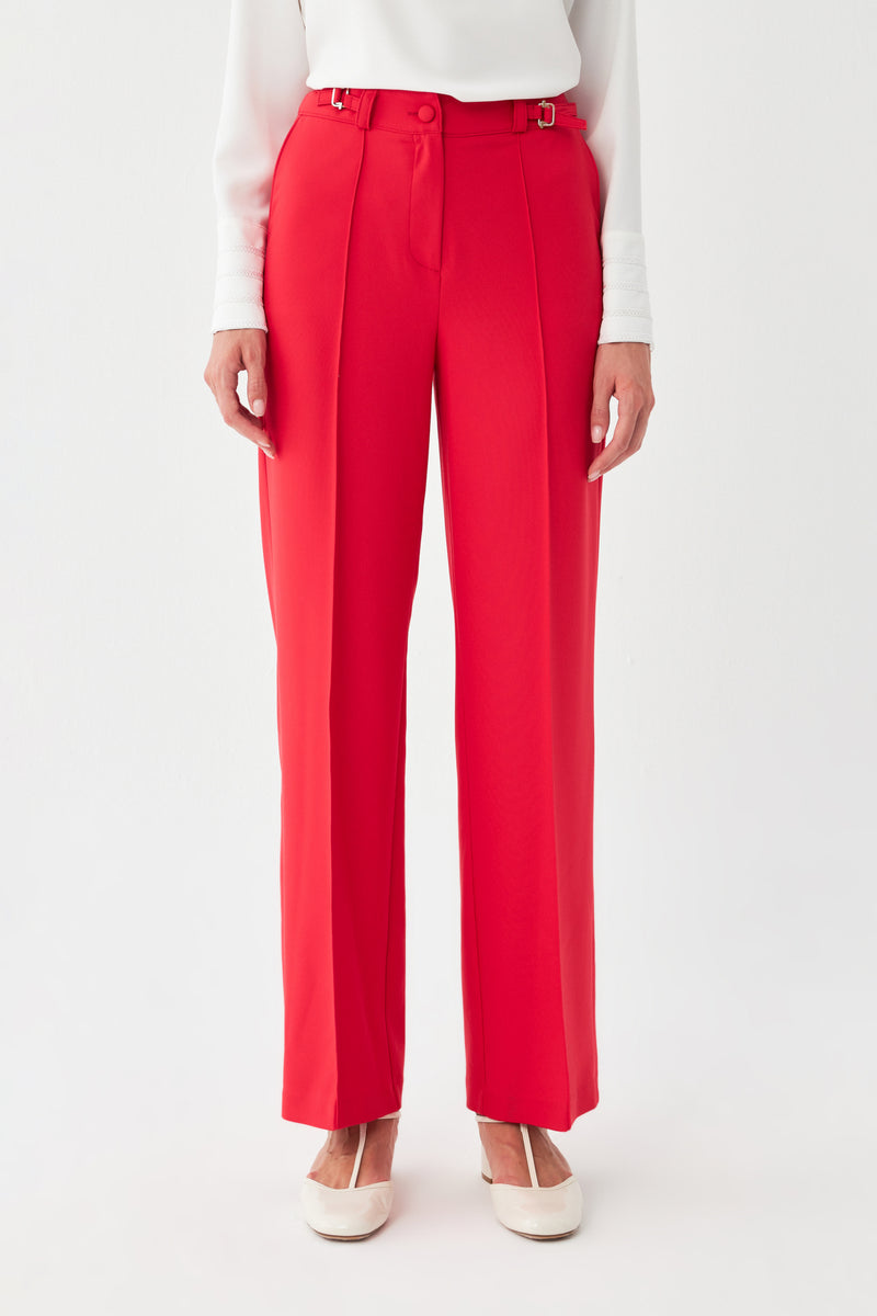 Yüksek Bel Geniş Paça Pantolon