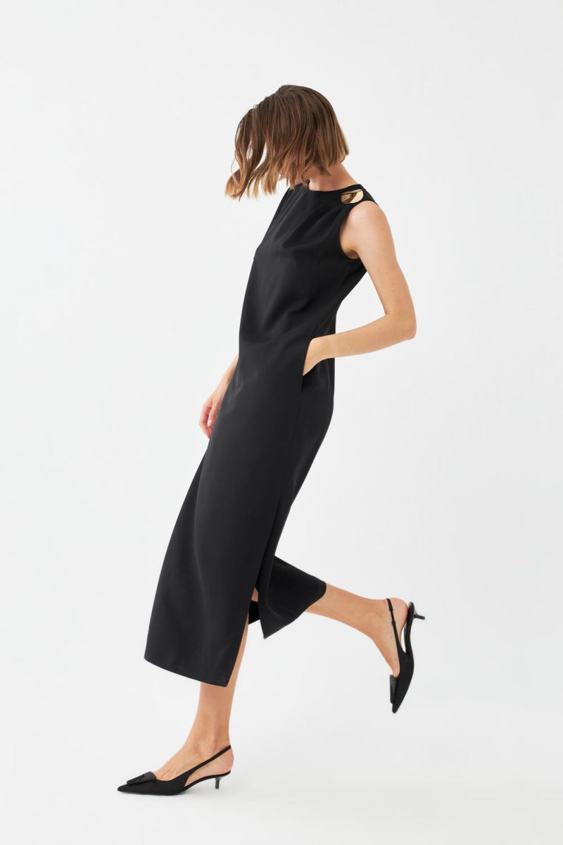 Tek Omuz Maxi Elbise