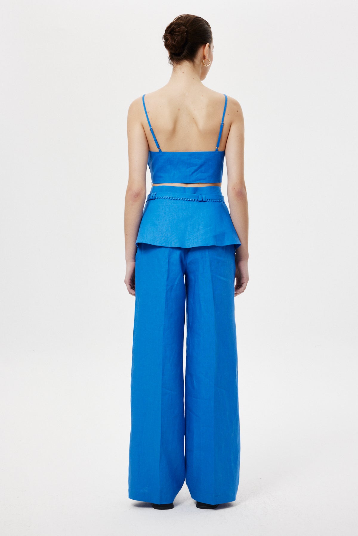 Kemer Mixli Keten Pantolon