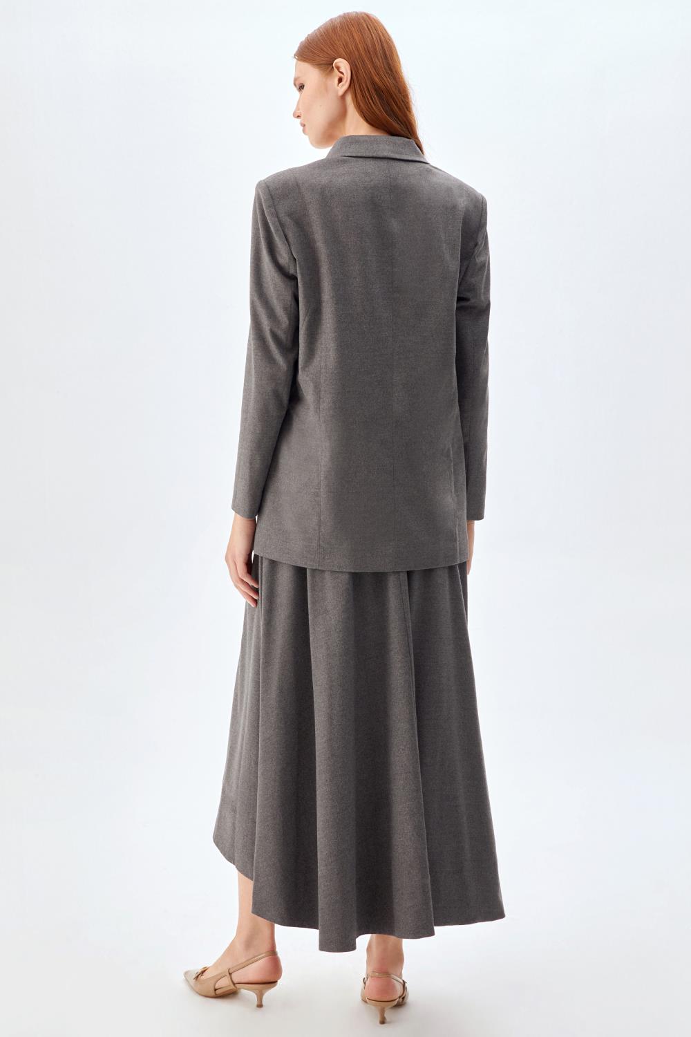 Kruvaze Ceket ANTRASİT