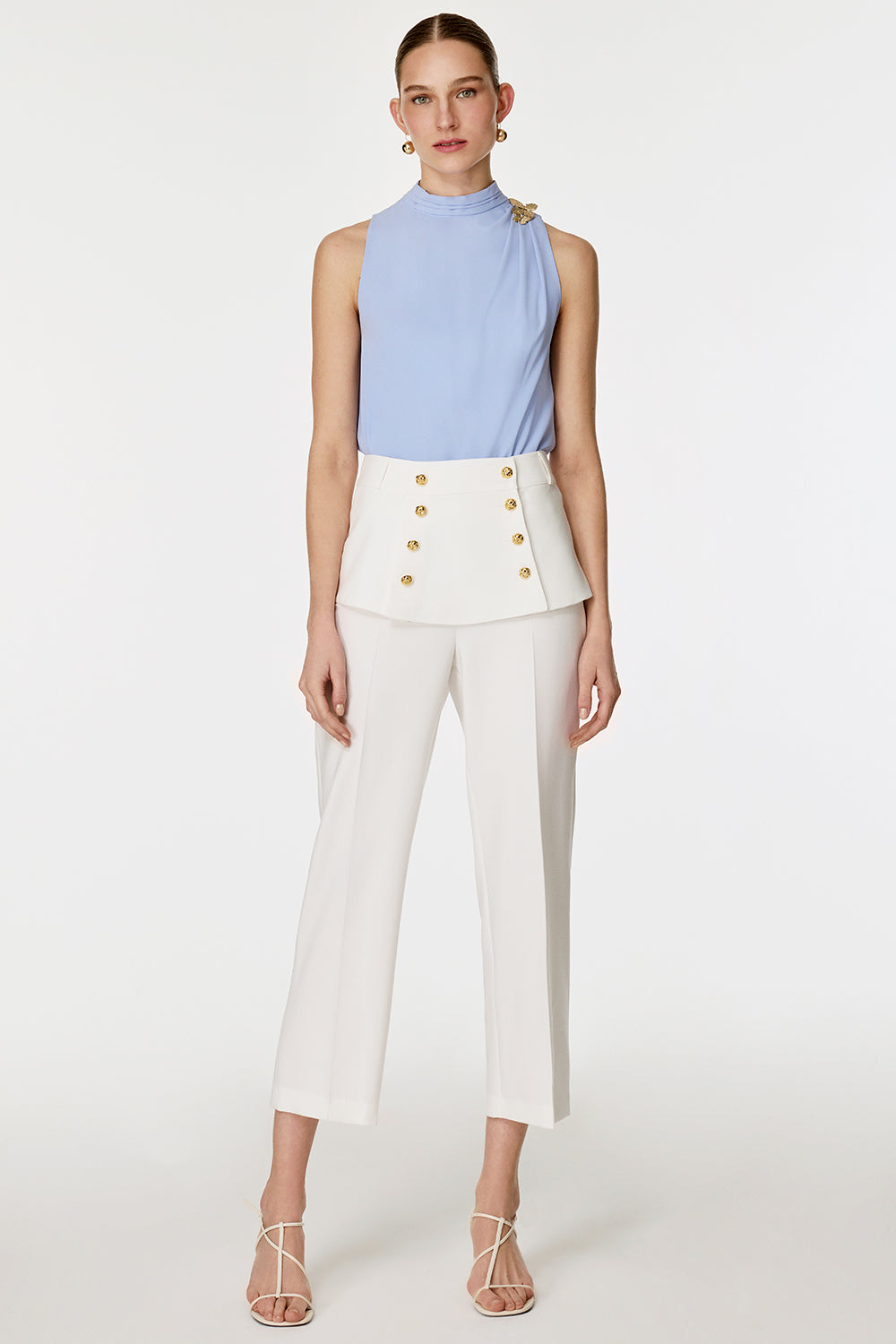 Çıkarılabilir Kemerli Pantolon EKRU