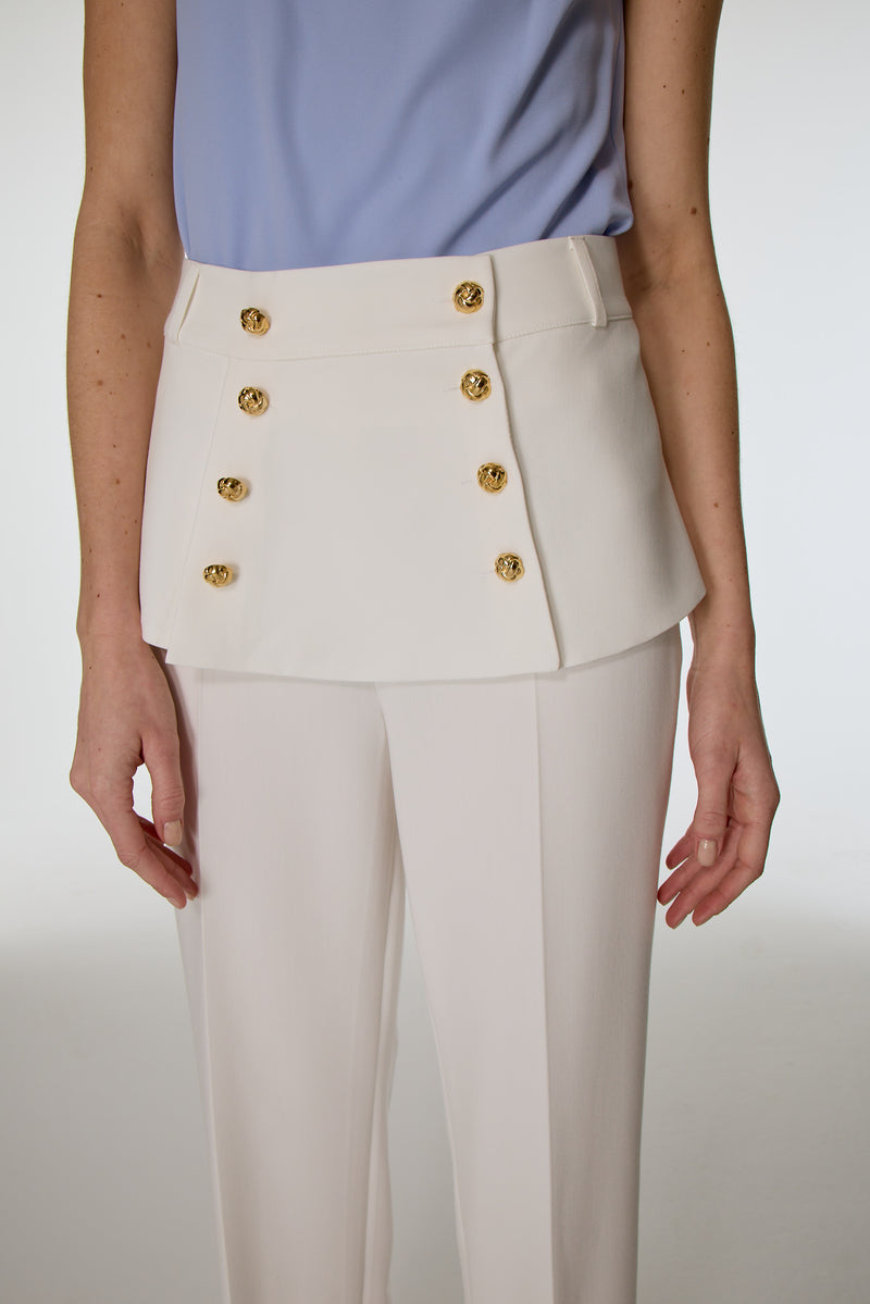 Çıkarılabilir Kemerli Pantolon EKRU