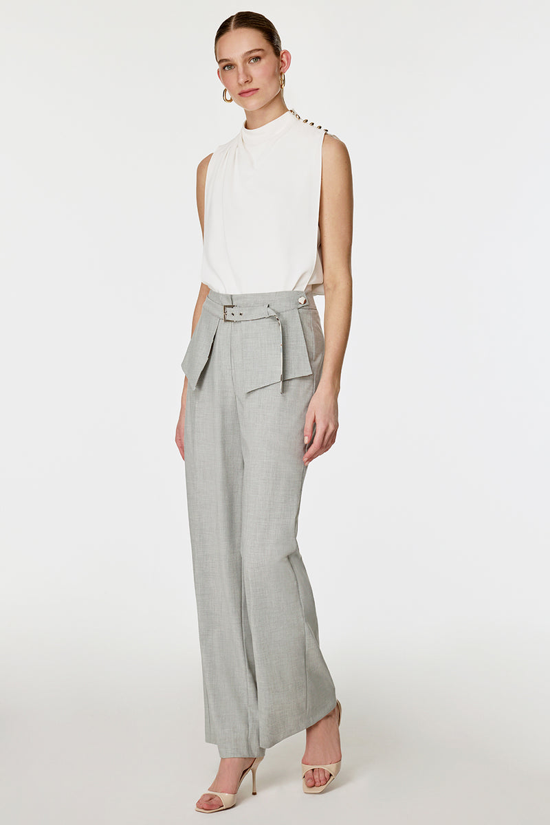 Çıkarılabilir Kuşaklı Pantolon GRİ