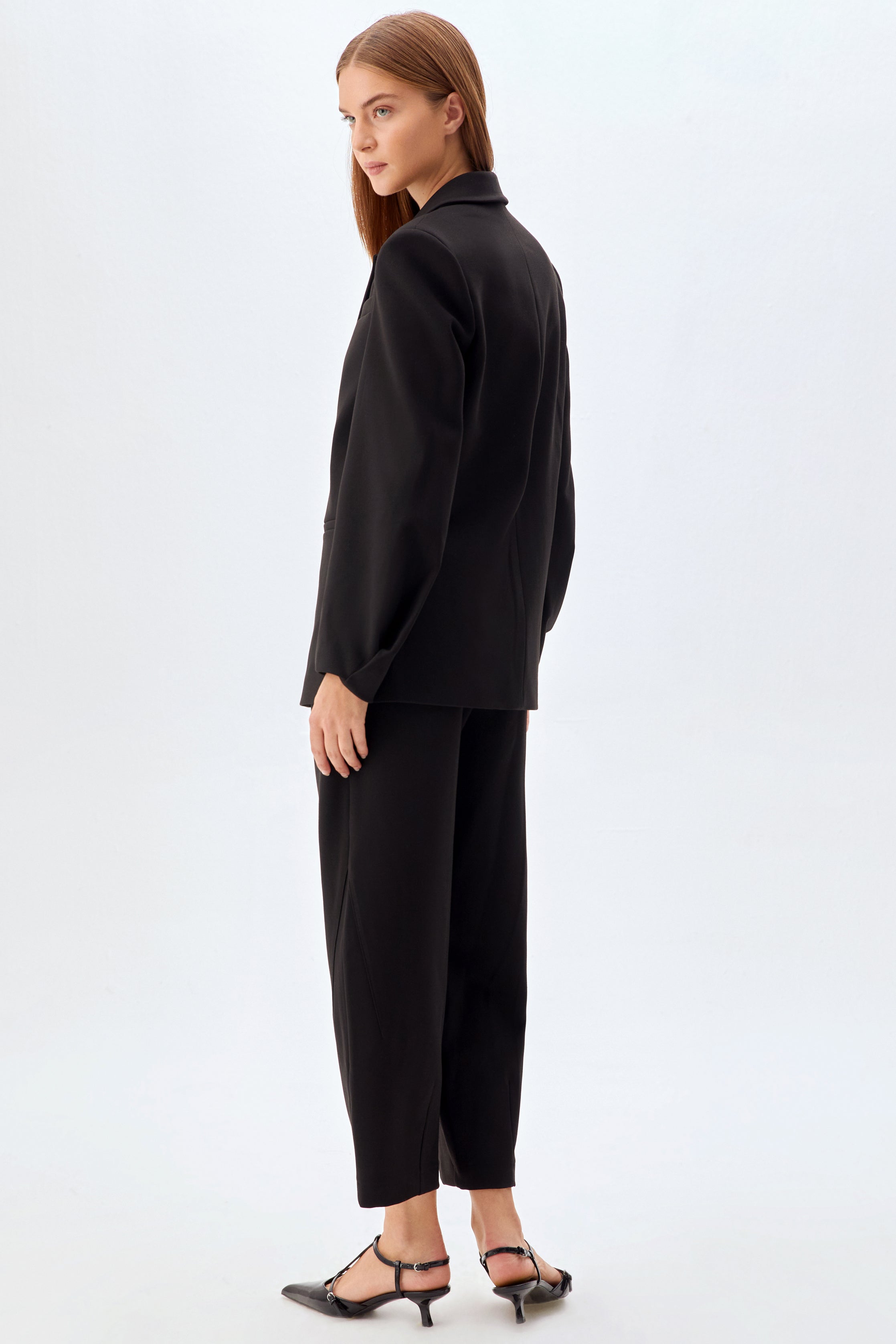 Regular Fit Cepli Ceket Pantolon Takım SİYAH