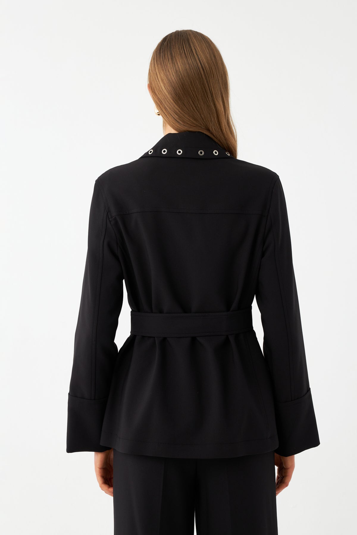 Kuşaklı Blazer Ceket