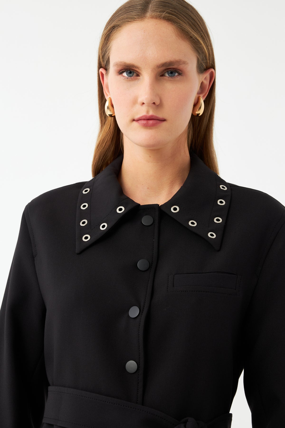 Kuşaklı Blazer Ceket