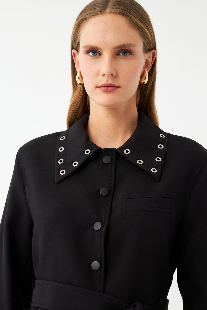 Kuşaklı Blazer Ceket