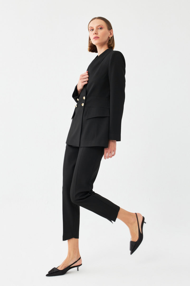 Straıght-Fıt Takım SİYAH