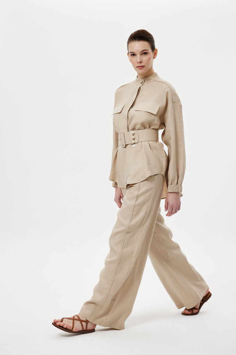 Kemerli Casual Takım