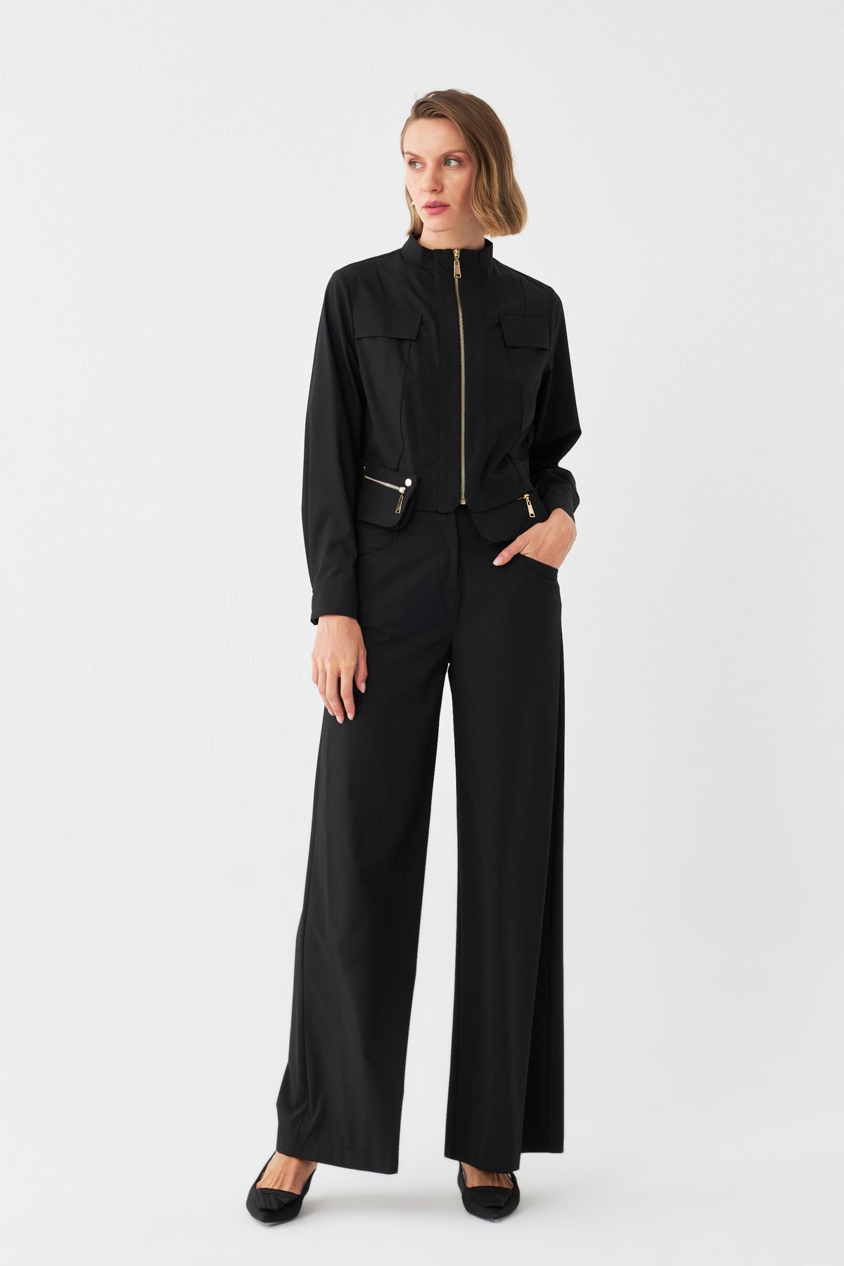 Fermuar Detaylı Takım