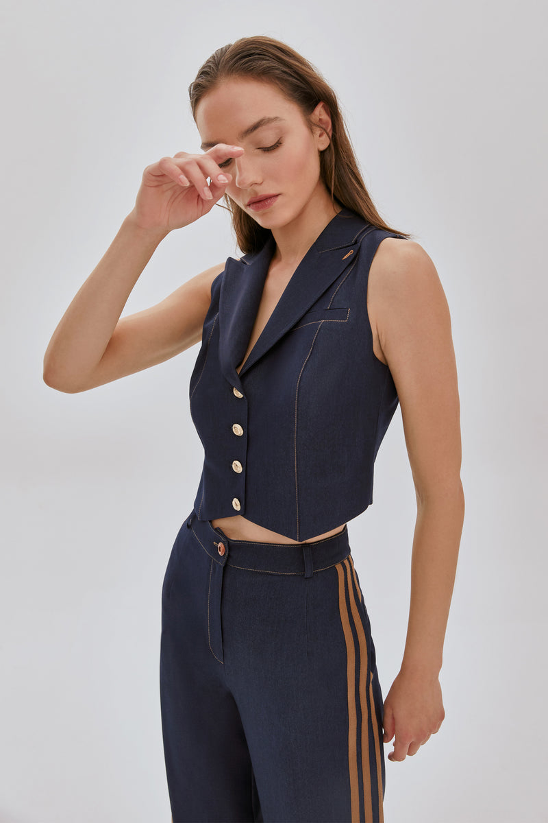 ındıgo Yelek LACİVERT