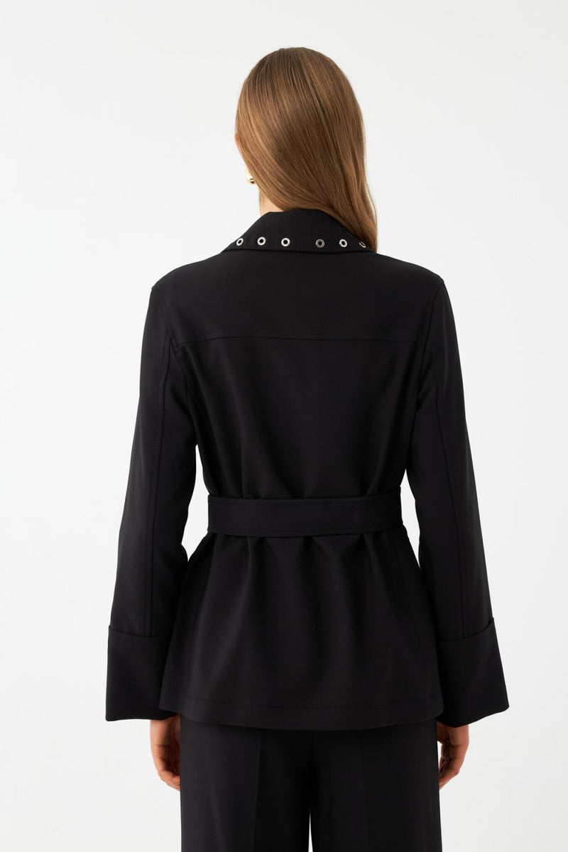 Kuşaklı Blazer Ceket