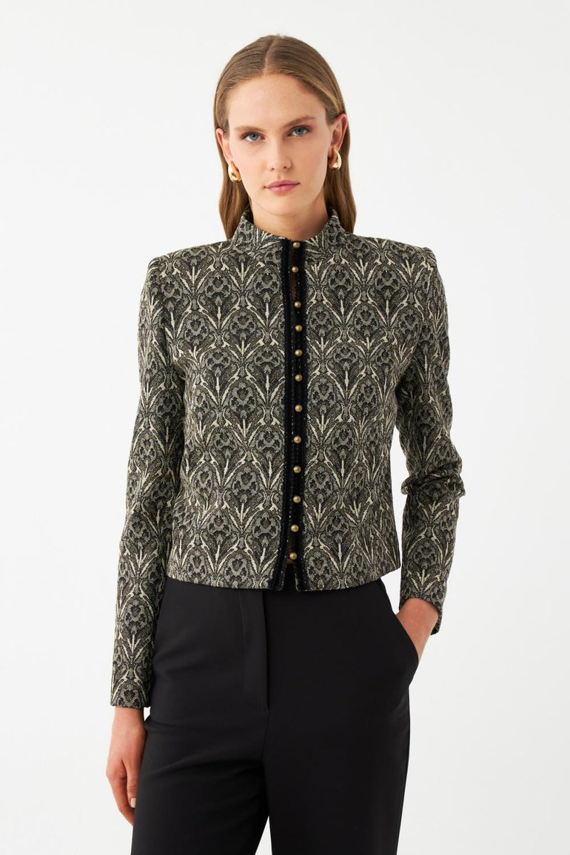 Düğmeli Blazer Ceket