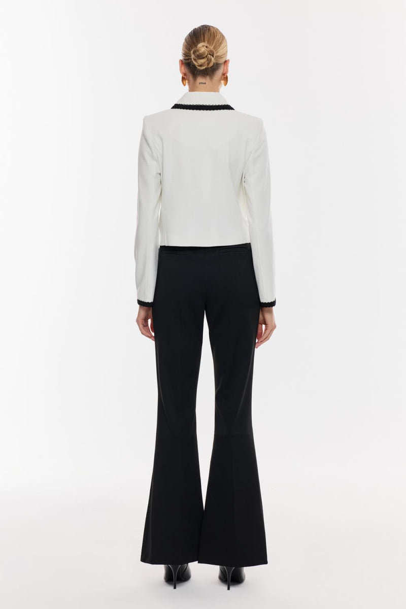 Zarif Düğme Detaylı Klasik Ceket