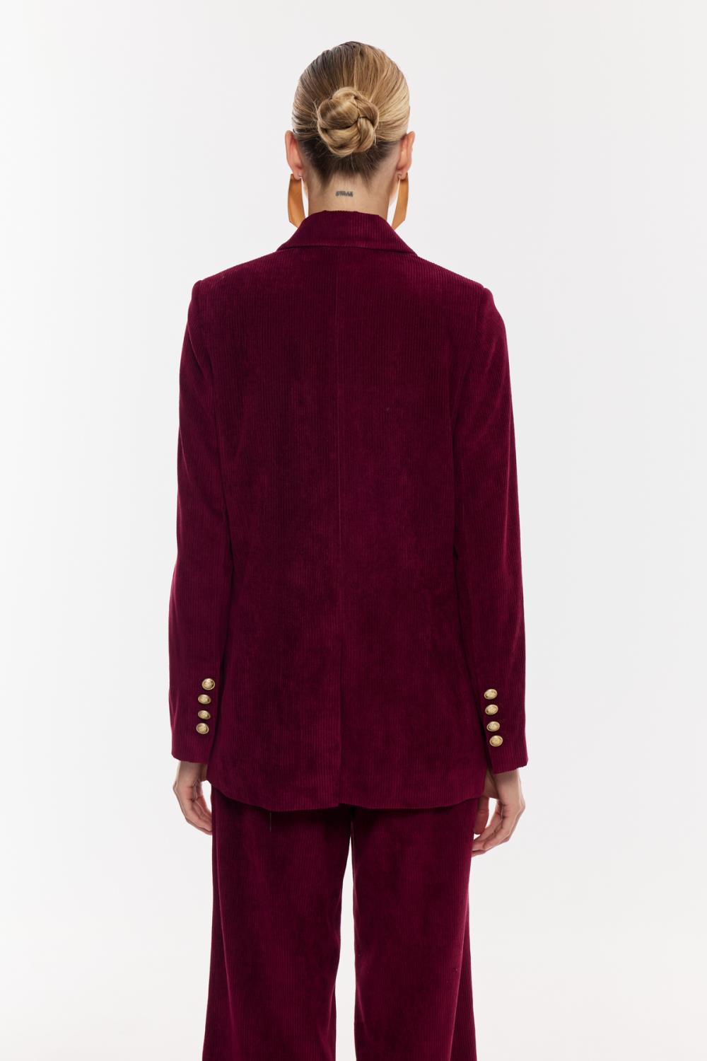Çift Düğmeli Blazer Ceket