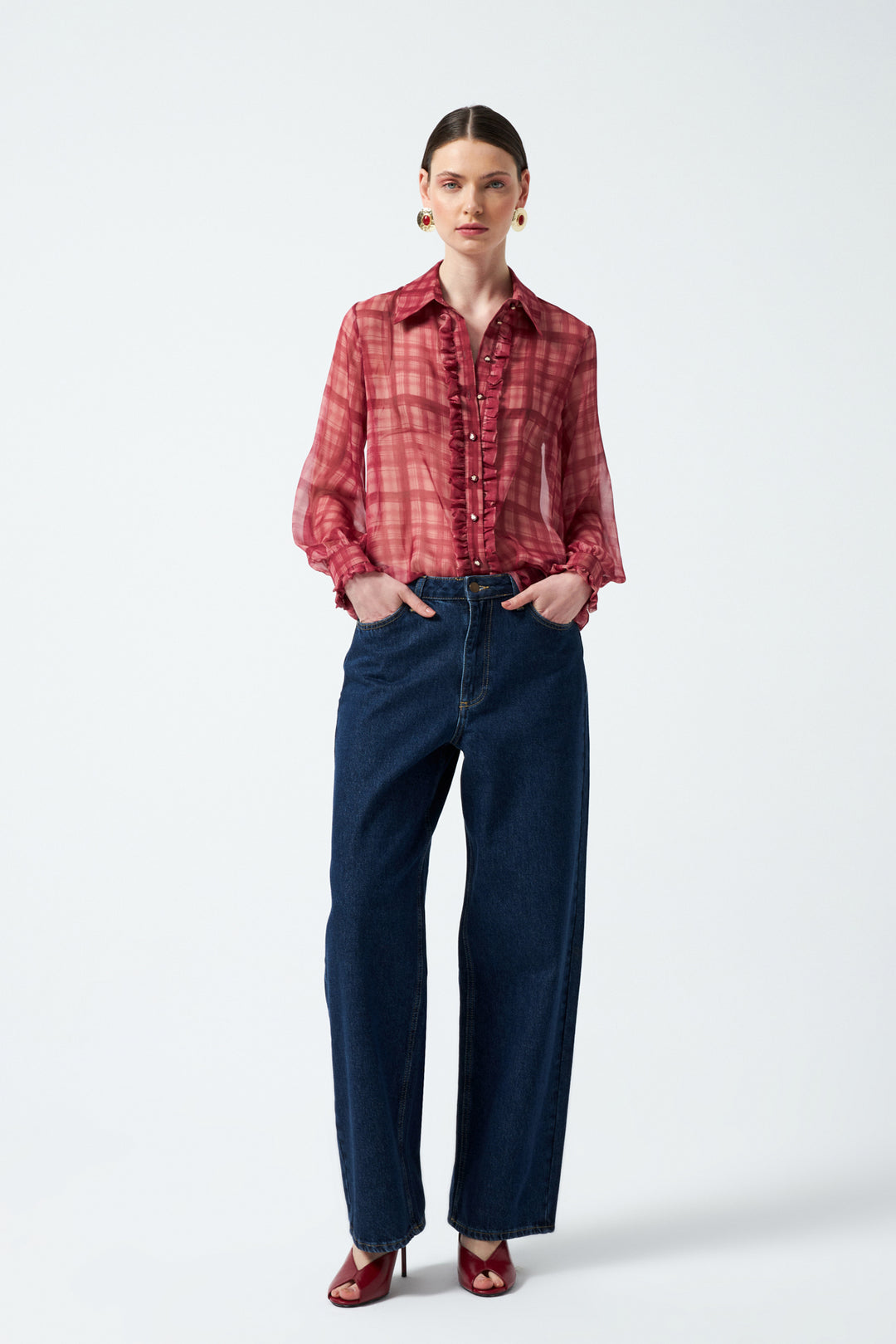 1YA1JN0006-000 DENİM PANTOLON LACİVERT