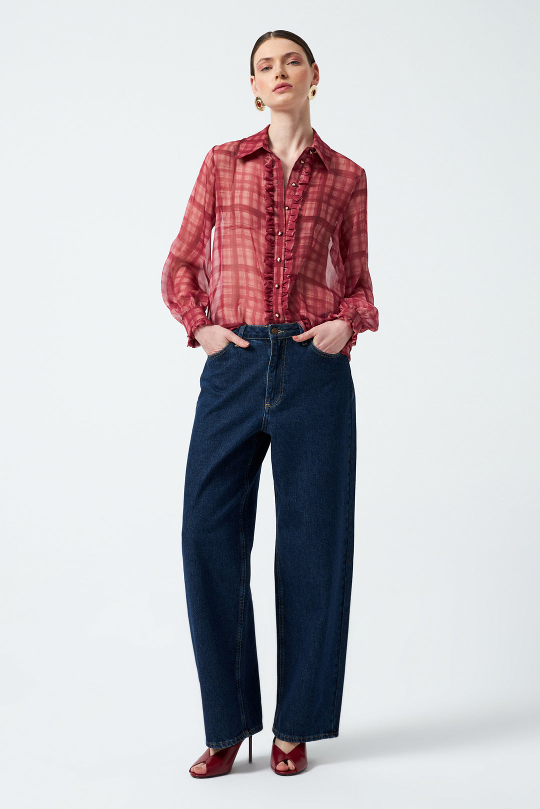 1YA1JN0006-000 DENİM PANTOLON LACİVERT