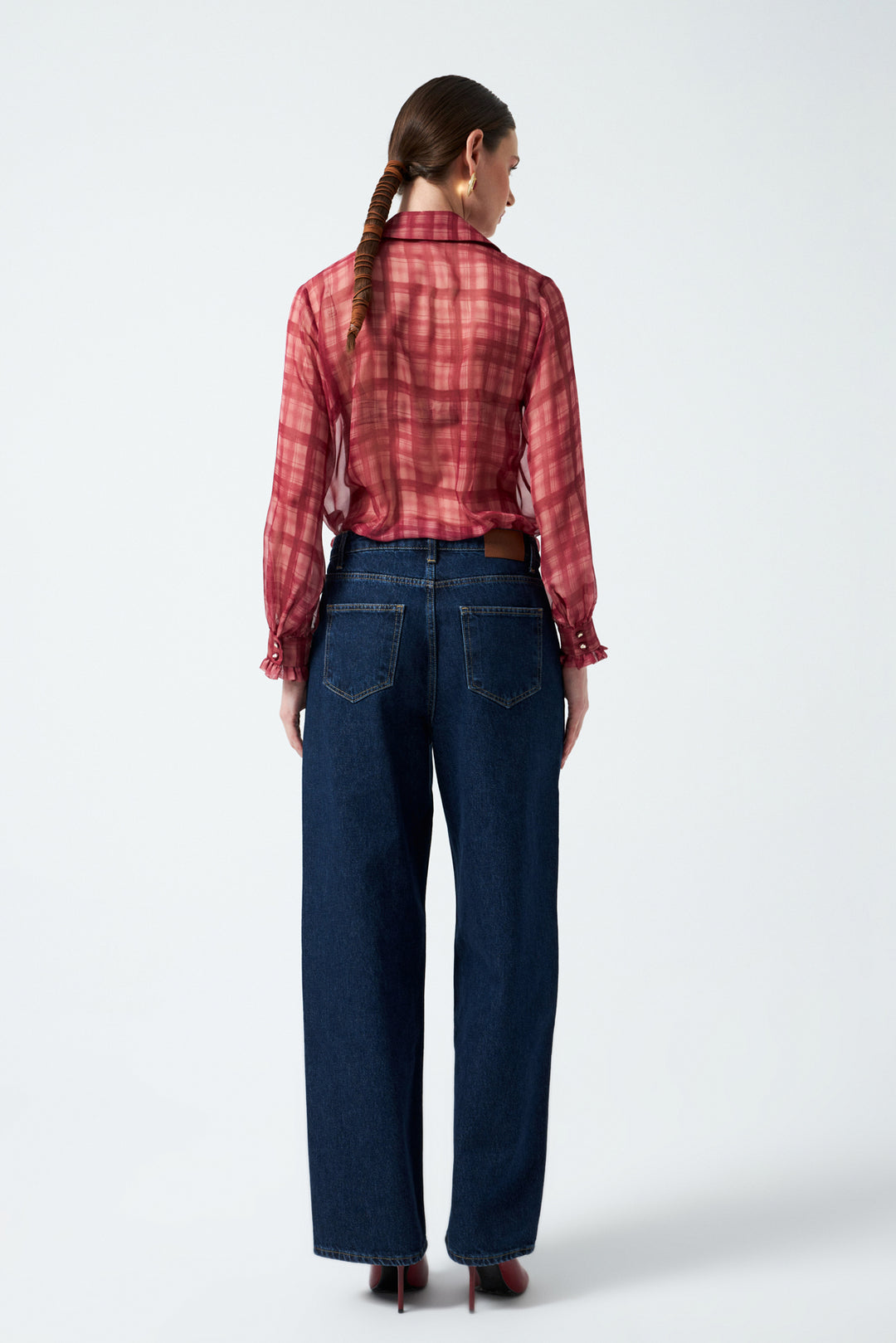 1YA1JN0006-000 DENİM PANTOLON LACİVERT