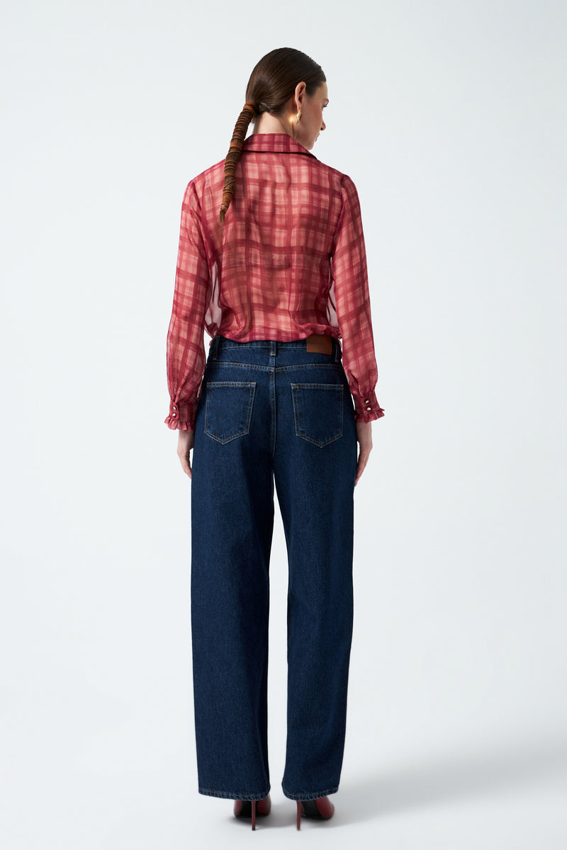 1YA1JN0006-000 DENİM PANTOLON LACİVERT