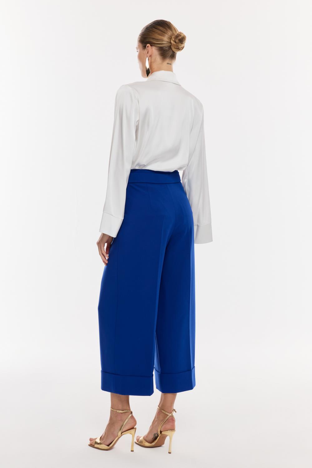 Tokalı Kısa Paça Pantolon SAKS