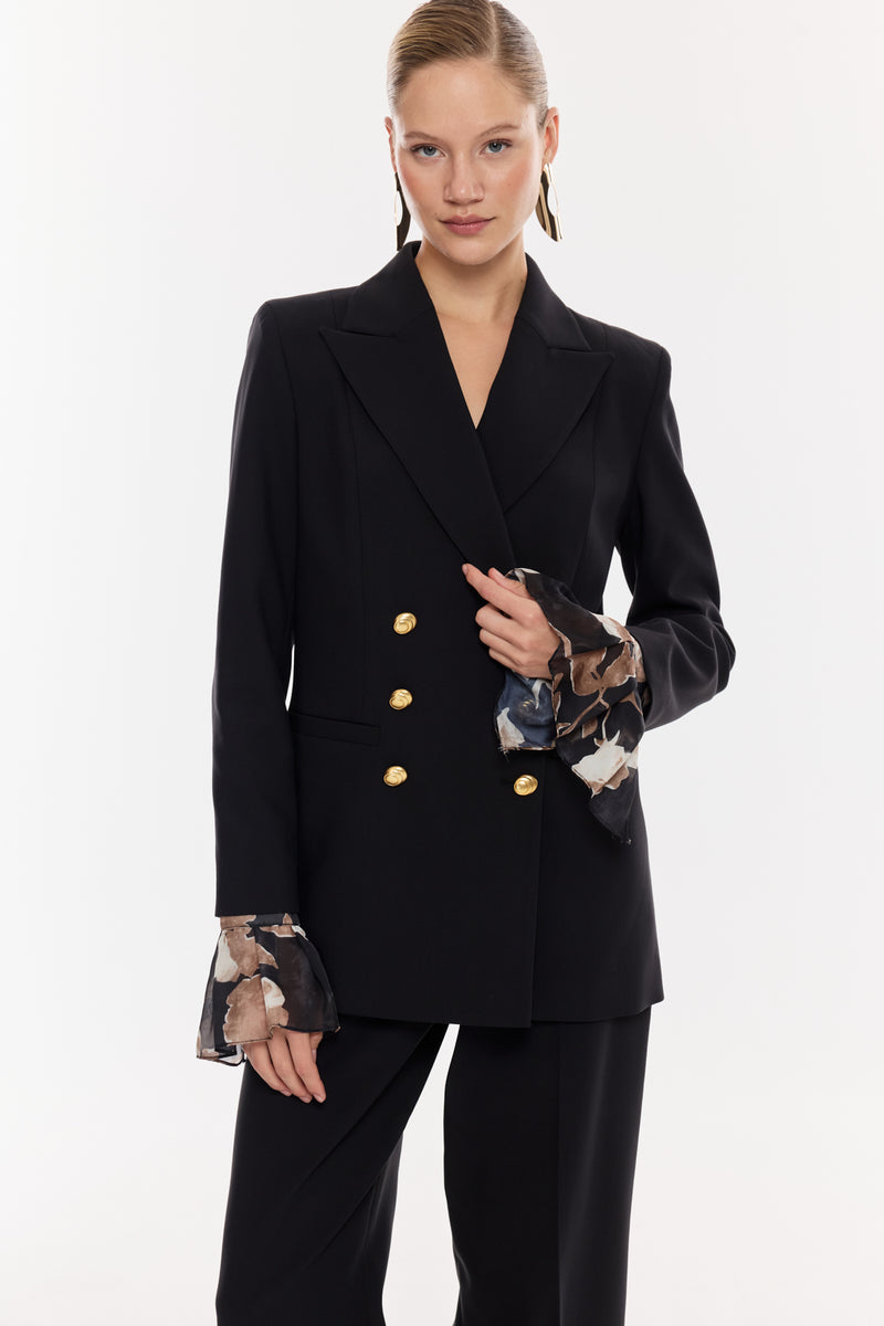 Gold Düğmeli Klasik Takım