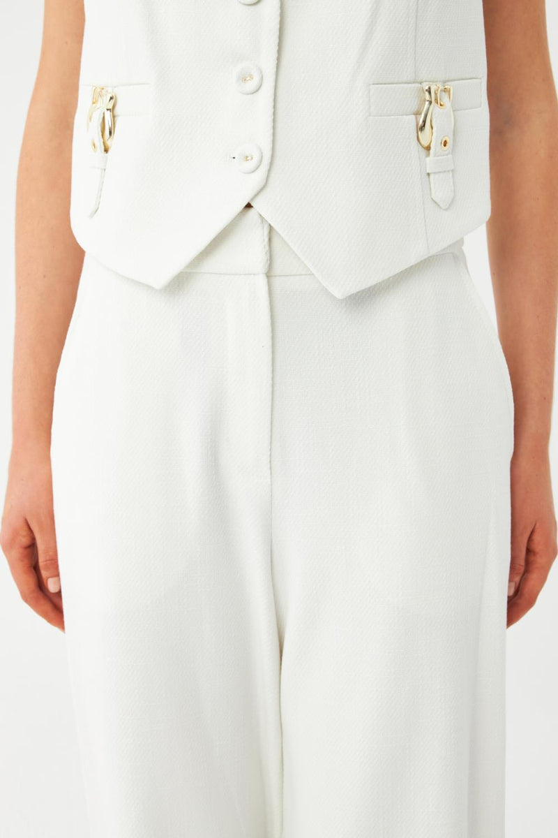 Yelek-Bol Paça Pantolon Takım