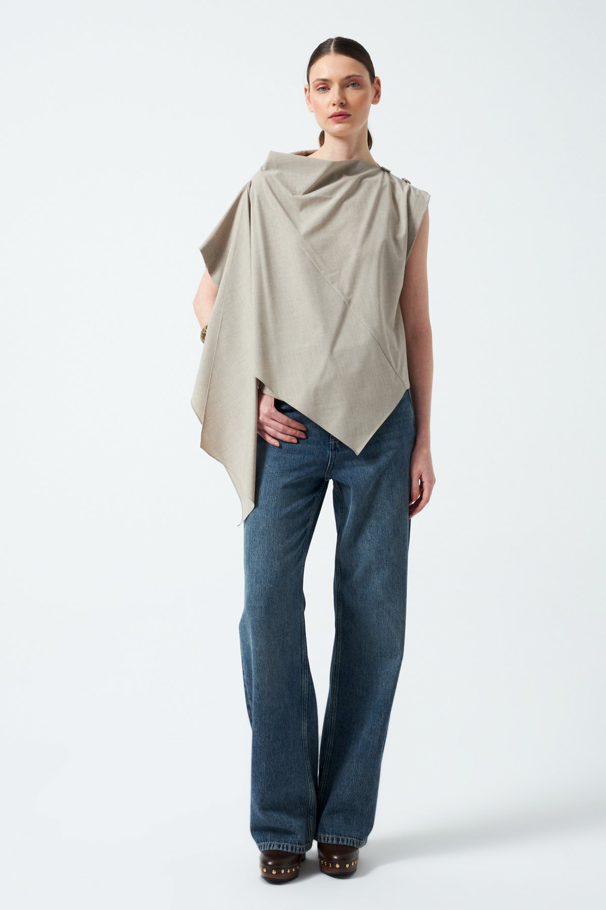 1YA2BL0044 - 117 BLUZ BEJ