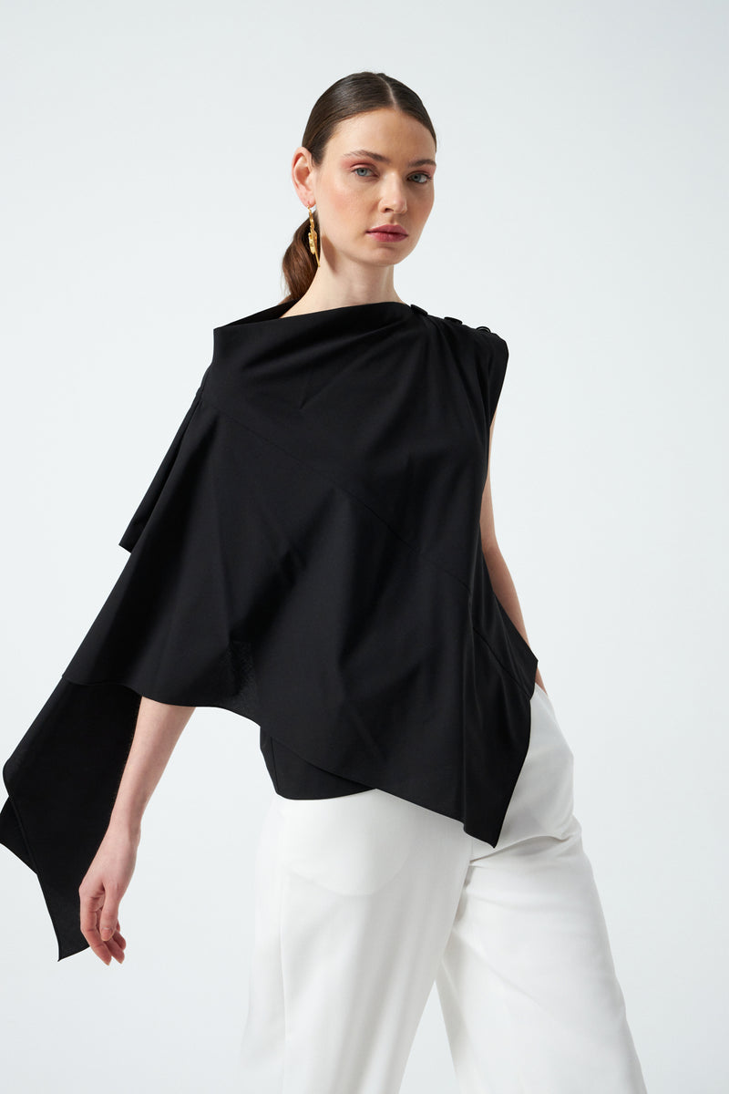 1YA2BL0044 - 117 BLUZ SİYAH