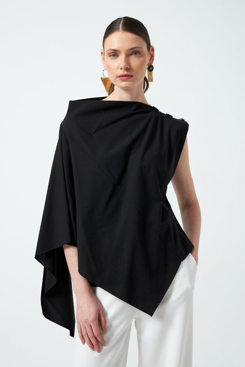 1YA2BL0044 - 117 BLUZ SİYAH