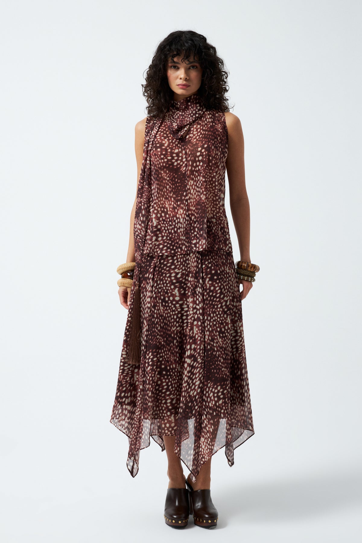 1YA2BL0047 - 336 BLUZ KAHVERENGİ