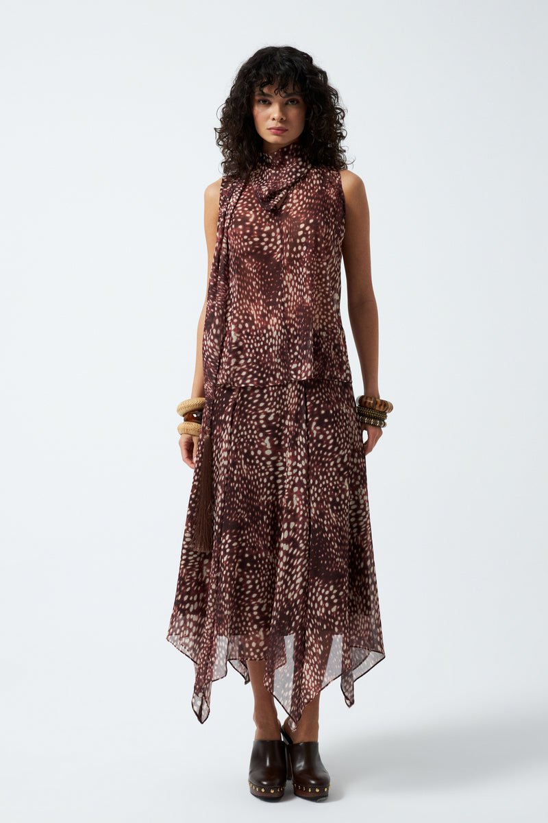 1YA2BL0047 - 336 BLUZ KAHVERENGİ