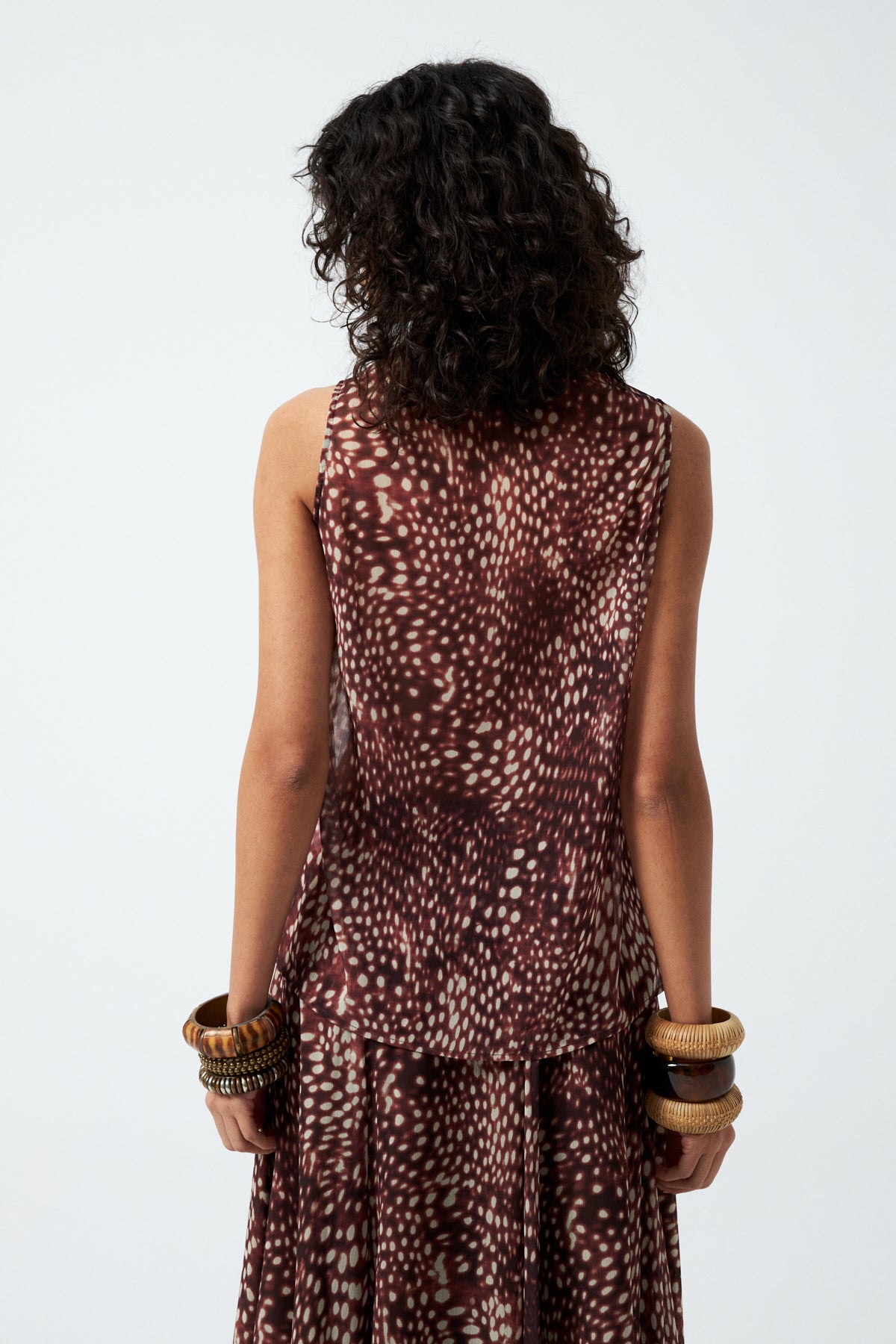 1YA2BL0047 - 336 BLUZ KAHVERENGİ