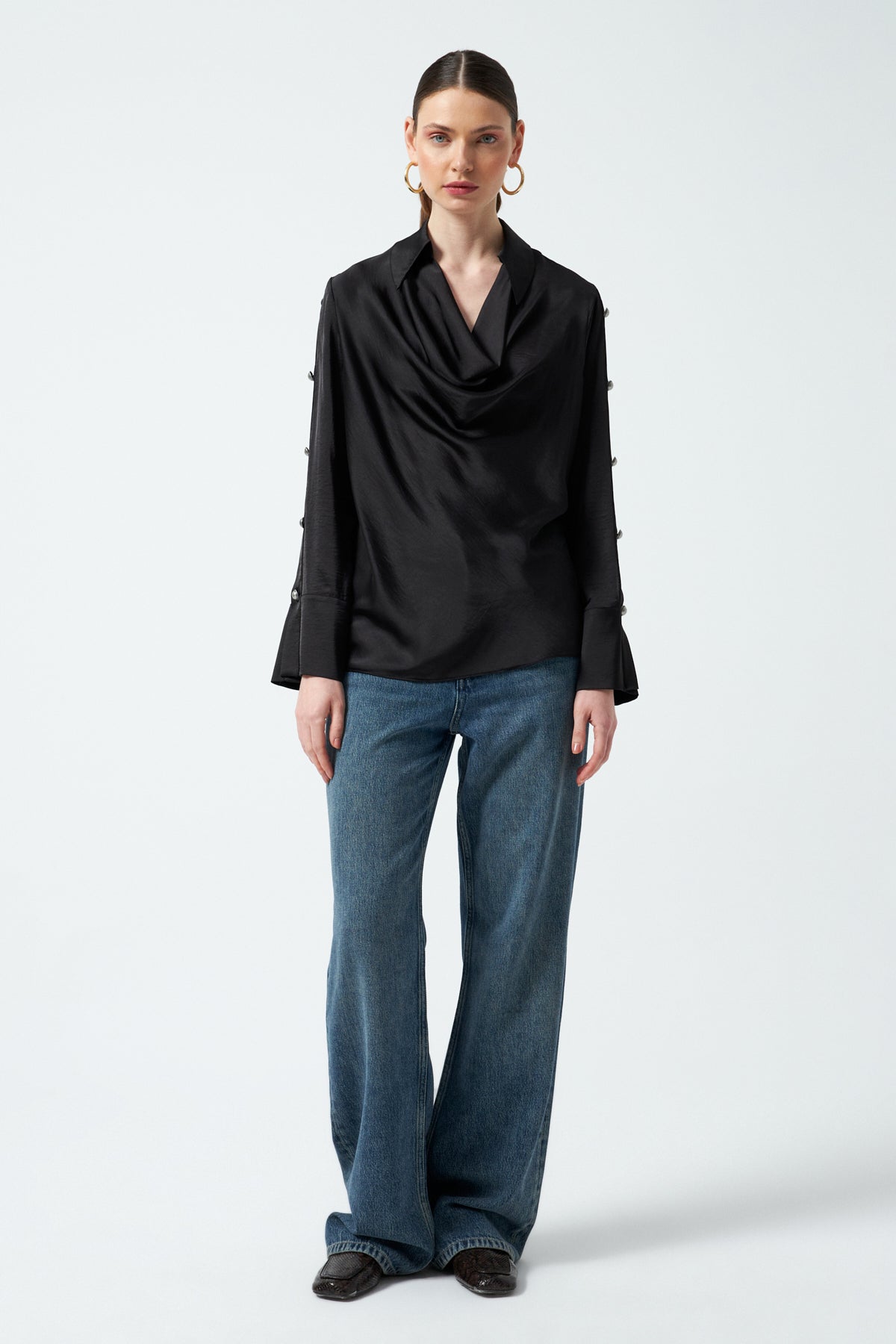 1YA2BL0048 - 56 BLUZ SİYAH